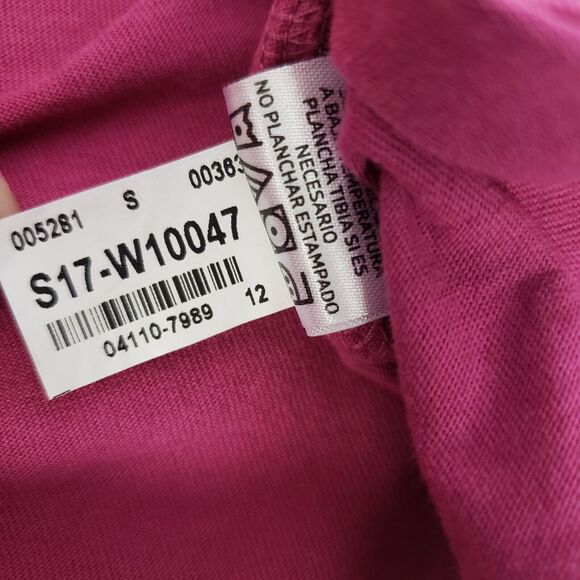 Life Is Good Womens T Shirt Size Small Magenta Go and Sea Short Sleeve Anchor - Picture 9 of 9